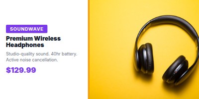 Email Banner — Product