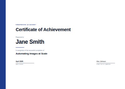 Modern Minimal - Certificate of Achievement