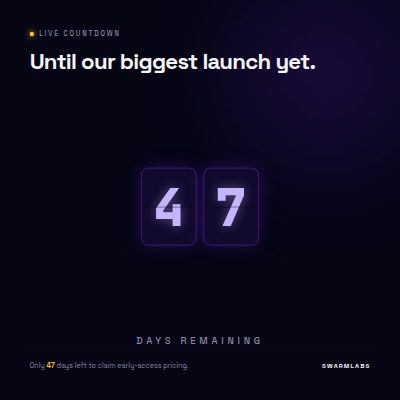 Launch Countdown — Mono Tiles