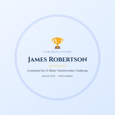 Social Achievement Badge