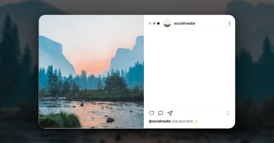 Facebook Landscape — Depth Frame (Dual Image)