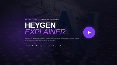 HeyGen Explainer Video Cover