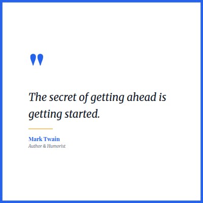 Social Quote Card
